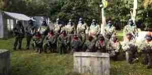 Private group hire for paintball