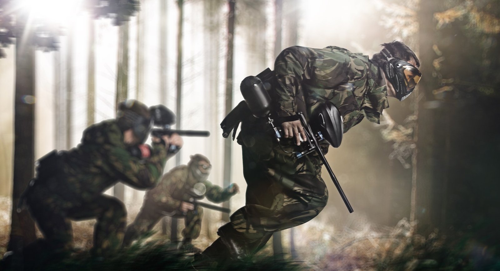 Combat Zone paintball action
